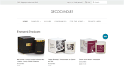 Desktop Screenshot of decocandle.com